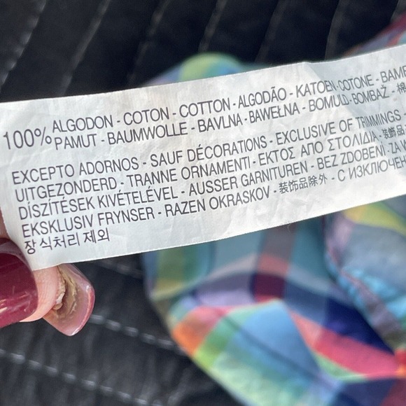 Zara Man Shirt Mens Medium Button Up Blue Plaid Slim Fit Easter Spring Cotton - Picture 5 of 9